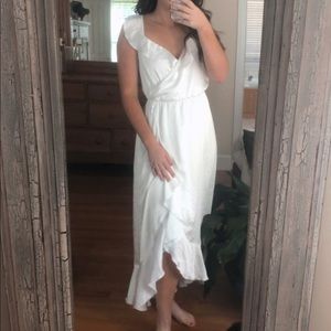 Show Me Your Mumu Samantha Ruffle Wrap Dress